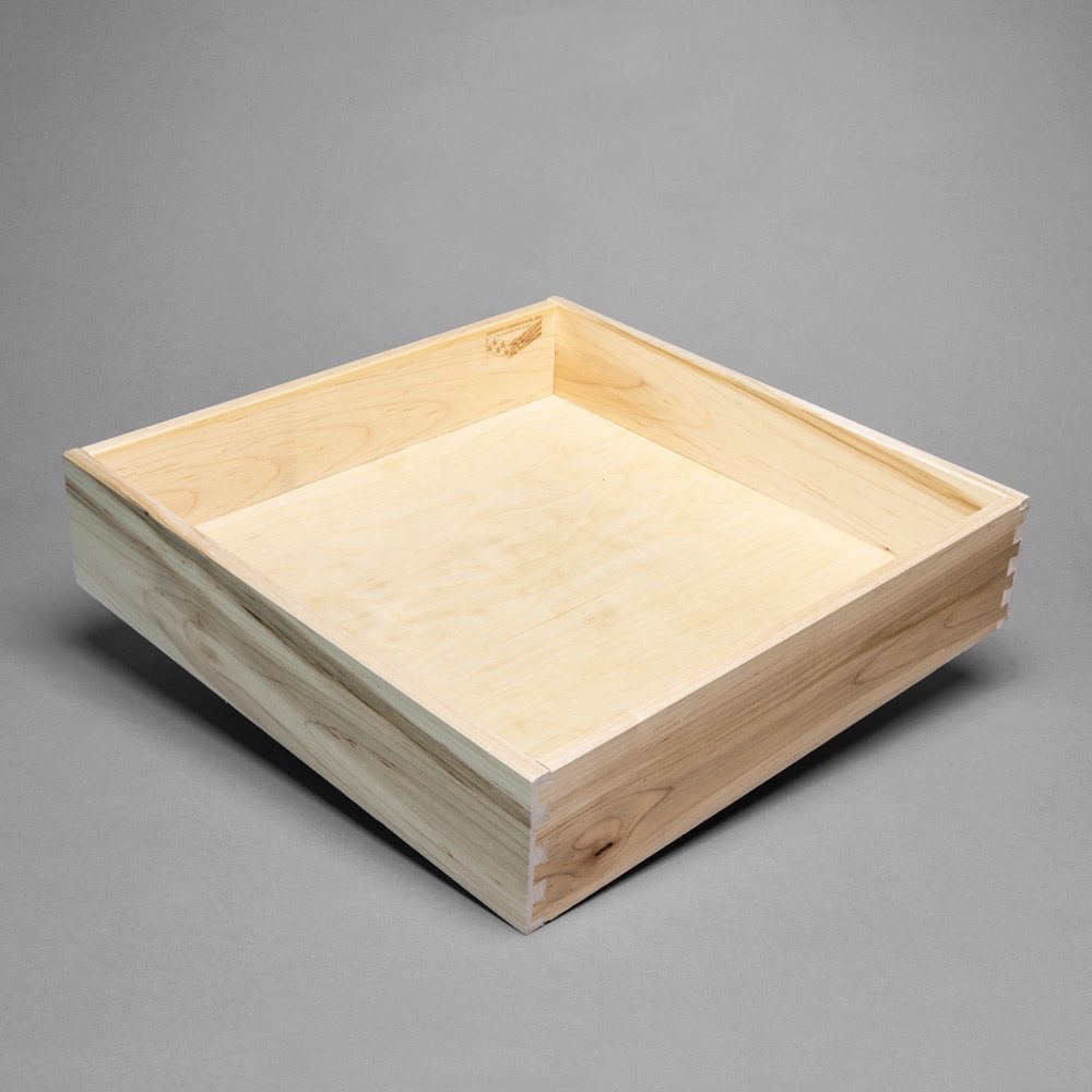 Natural Maple 18Deep Standard Drawer Box with 3/4 Extension Soft-Close for  15Drawer